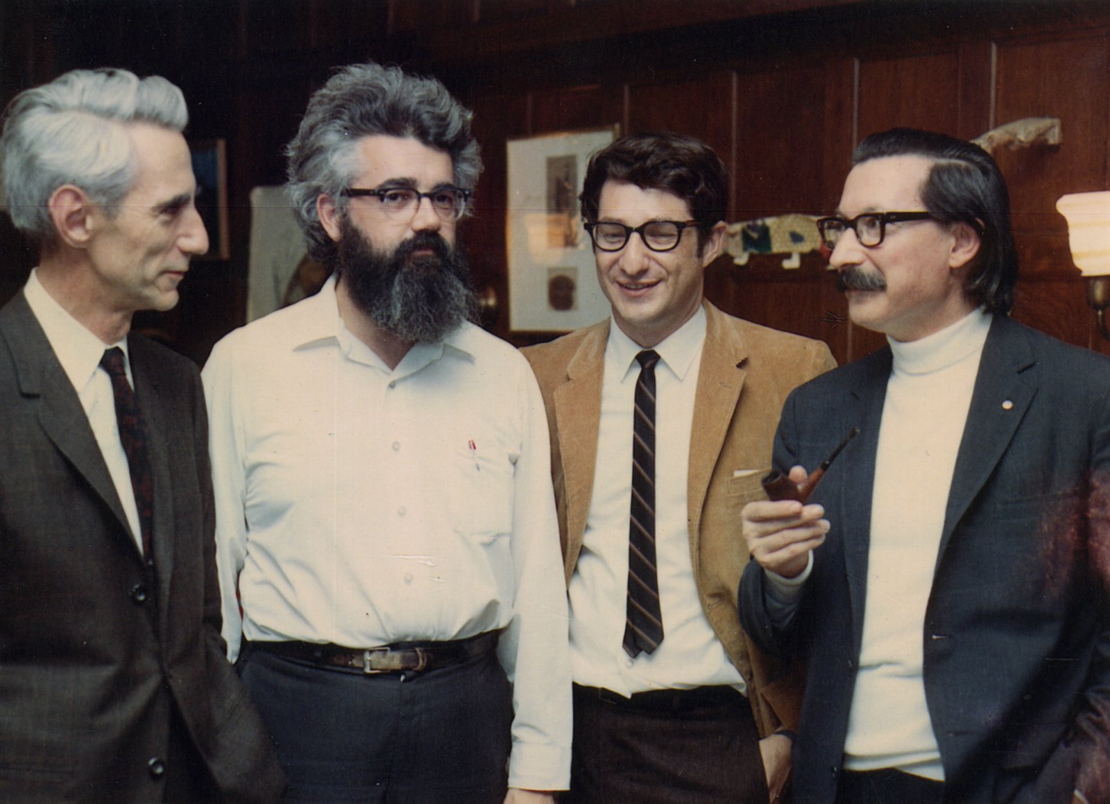 Claude Shannon, John McCarthy, Ed Fredkin and Joseph Weizenbaum at MIT, April 1968